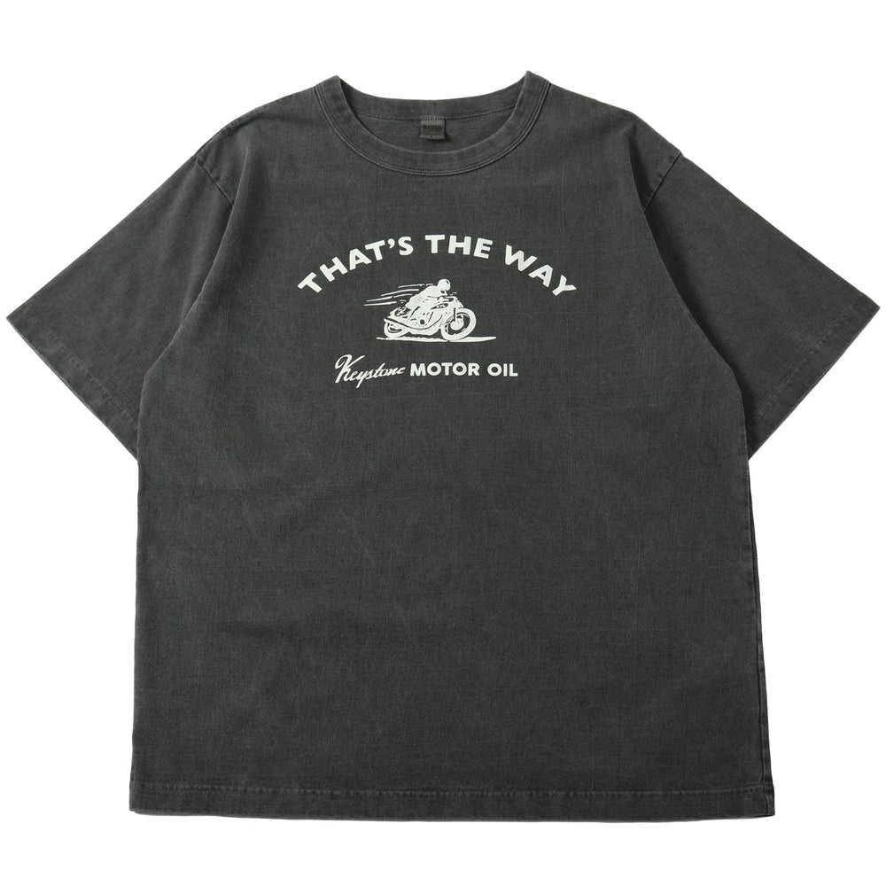 
                  
                    Load image into gallery viewer 【Pigment Dye】End Of Summer S/S Print T-shirt【That&amp;#39;s This Way】BR-24490
                  
                