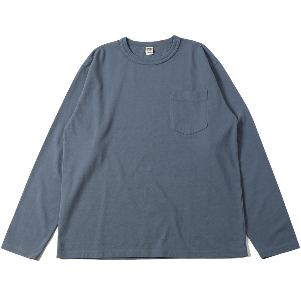 
                  
                    Load image into gallery viewer &amp;quot;STANDARD&amp;quot; Tough neck L/S T-shirt【Solid Color】 BR-24325
                  
                