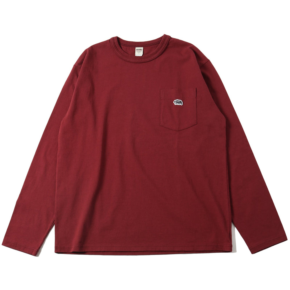 
                  
                    Load image into gallery viewer &amp;quot;STANDARD&amp;quot; Tough neck L/S T-shirt【BARNS Logo Bear 】 BR-24325SP
                  
                