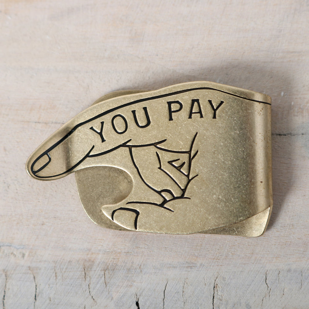 Button Works】You Pay Money Clip【Renewal】 BW-0185 – BARNS OUTFITTERS