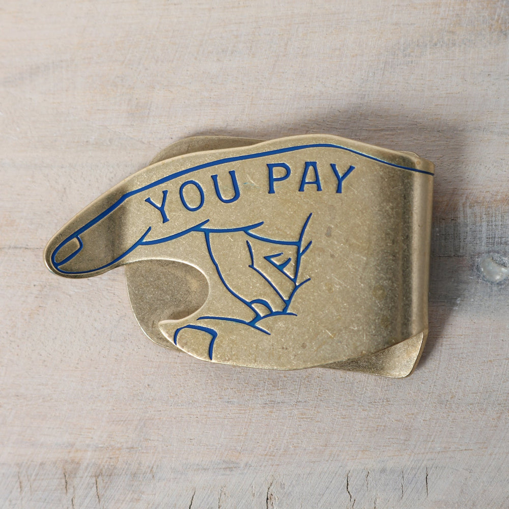 Button Works】You Pay Money Clip【Renewal】 BW-0185 – BARNS OUTFITTERS