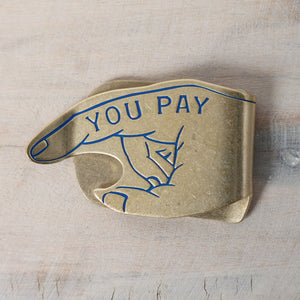 Button Works】You Pay Money Clip【Renewal】 BW-0185 – BARNS OUTFITTERS
