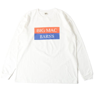 
                  
                    Load image into gallery viewer 【Pigment Dye】16/- BARNS OUTFITTERS × BIGMAC L/S T-shirt【Collaboration】BR-24415
                  
                