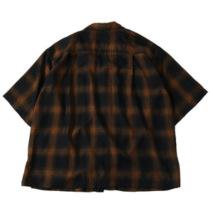 
                  
                    Load image into gallery viewer Ombre Check  S/S Shirt 【Shuttle notes】 BR-24201
                  
                
