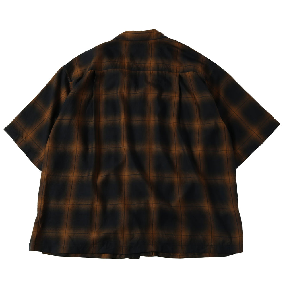 
                  
                    Load image into gallery viewer Ombre Check  S/S Shirt 【Shuttle notes】 BR-25219
                  
                