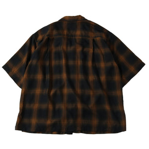 
                  
                    Load image into gallery viewer Ombre Check  S/S Shirt 【Shuttle notes】 BR-25219
                  
                