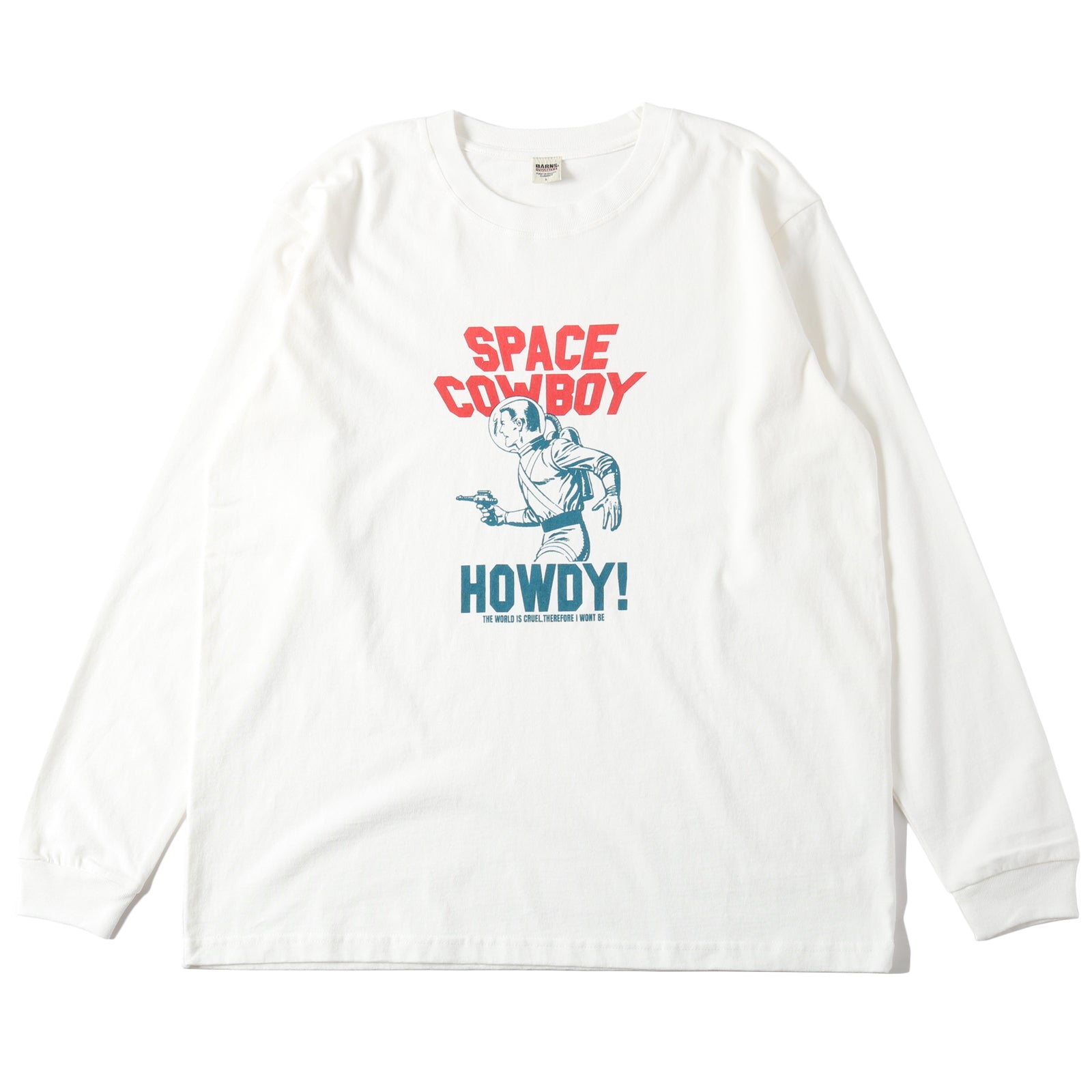 Pigment Dye】16/- Sun Faded L/S Print T-shirt【SPACE COWBOY Pigment Dye】16/- Sun Faded L/S Print T-shirt【SPACE COWBOY