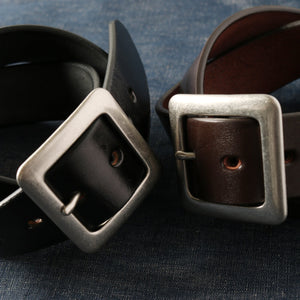 
                  
                    Load image into gallery viewer 【Tochigi leather】&amp;quot;STANDARD&amp;quot; Garrison Buckle 40mm Leather Belt LE-4342
                  
                