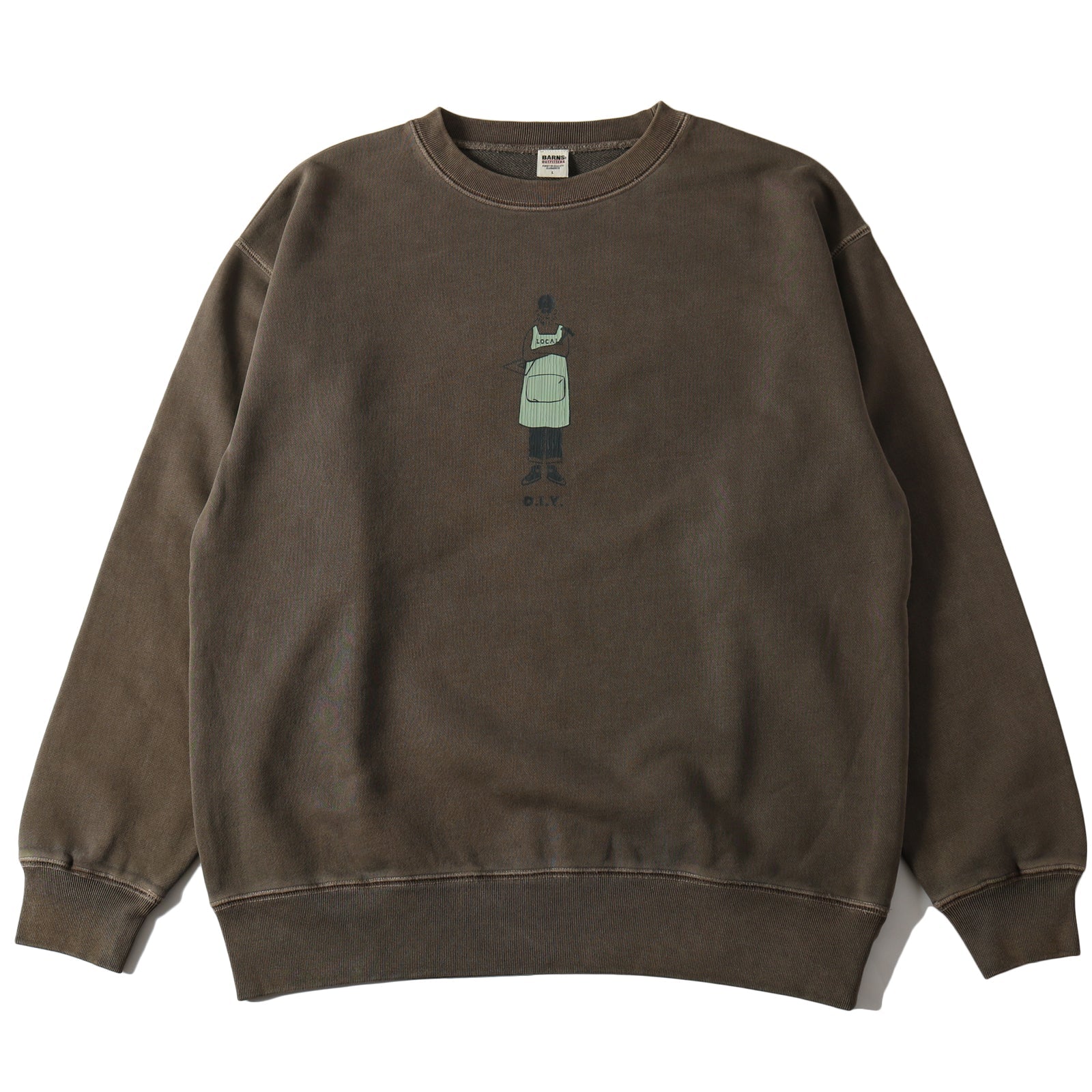 Pigment Dye】Super Heavy Weight Sweatshirt【D.I.Y】BR-24351