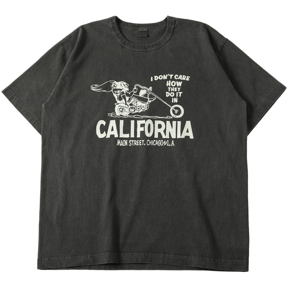 
                  
                    Load image into gallery viewer 【Pigment Dye】16/-BD Tube S/S Print T-shirt【CALIFORNIA】BR-25253
                  
                