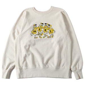 
                  
                    Load image into gallery viewer 10/7 90s Crewneck Sweatshirt 【BARNS Univ.】BR-24373
                  
                