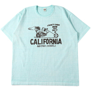 
                  
                    Load image into gallery viewer 【Pigment Dye】16/-BD Tube S/S Print T-shirt【CALIFORNIA】BR-25253
                  
                