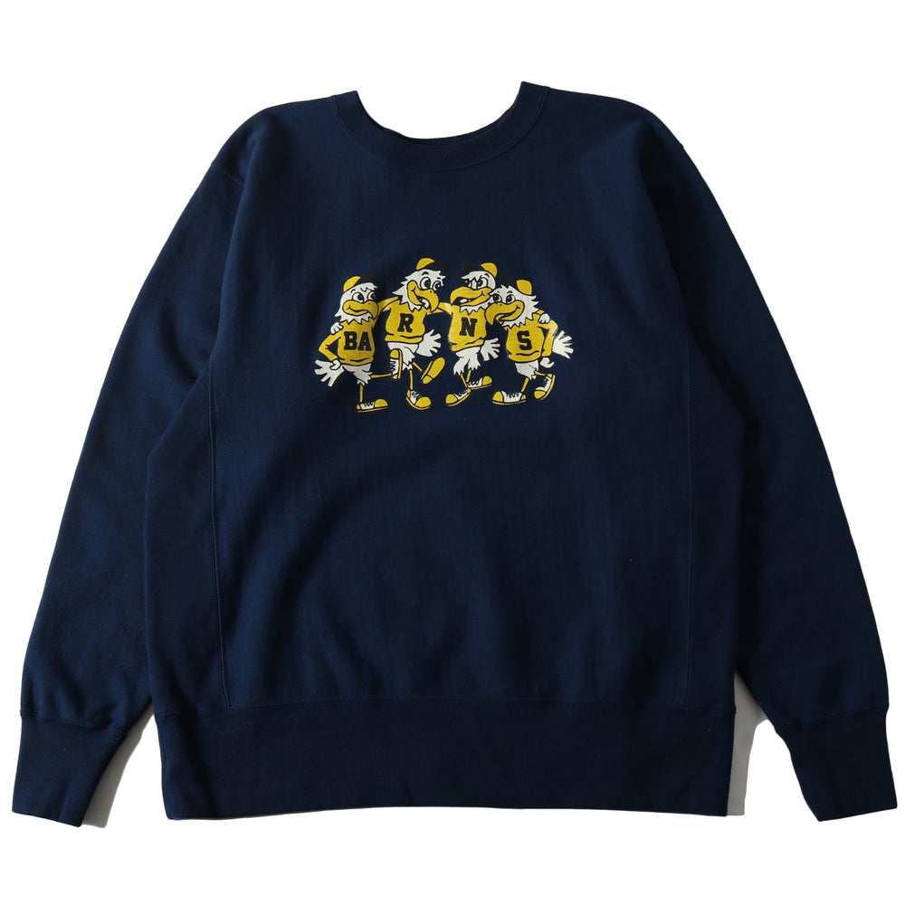 
                  
                    Load image into gallery viewer 10/7 90s Crewneck Sweatshirt 【BARNS Univ.】BR-24373
                  
                