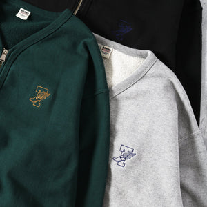 
                  
                    Load image into gallery viewer 10/7 90s Sweat Zip Cardigan 【Embroidery】BR-24376
                  
                