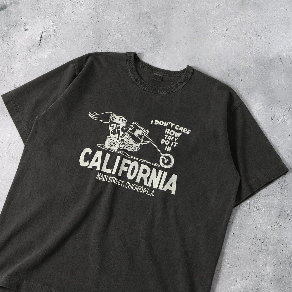 
                  
                    Load image into gallery viewer 【Pigment Dye】16/-BD Tube S/S Print T-shirt【CALIFORNIA】BR-25253
                  
                