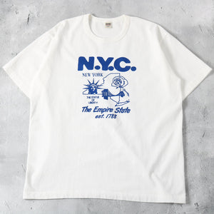 
                  
                    Load image into gallery viewer 【Pigment Dye】16/-BD Tube S/S Print T-shirt【NYC】BR-25252
                  
                