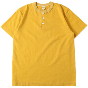 
                  
                    Load image into gallery viewer 【2025 S/S Seasonal Color】“STANDARD” 14/- COZUN Henry Neck T-Shirt BR-8146
                  
                