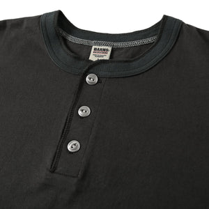 
                  
                    Load image into gallery viewer 【Official website only】“STANDARD” COZUN Henry Neck T-Shirt 【Button Works】BR-8146BW
                  
                