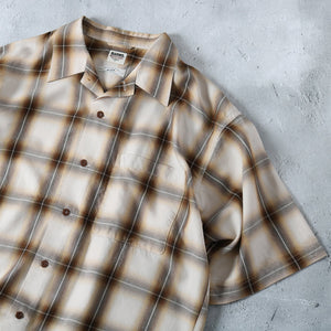 
                  
                    Load image into gallery viewer Ombre Check  S/S Shirt 【Shuttle notes】 BR-25219
                  
                