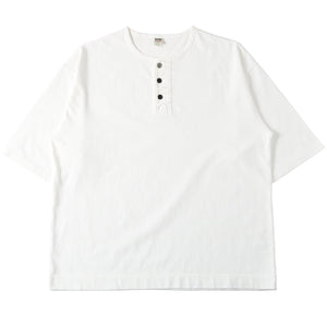 
                  
                    Load image into gallery viewer 【BIG COZUN】14/- COZUN Native Concho Work Henley Neck T-Shirt【Button Works】BR-25207
                  
                