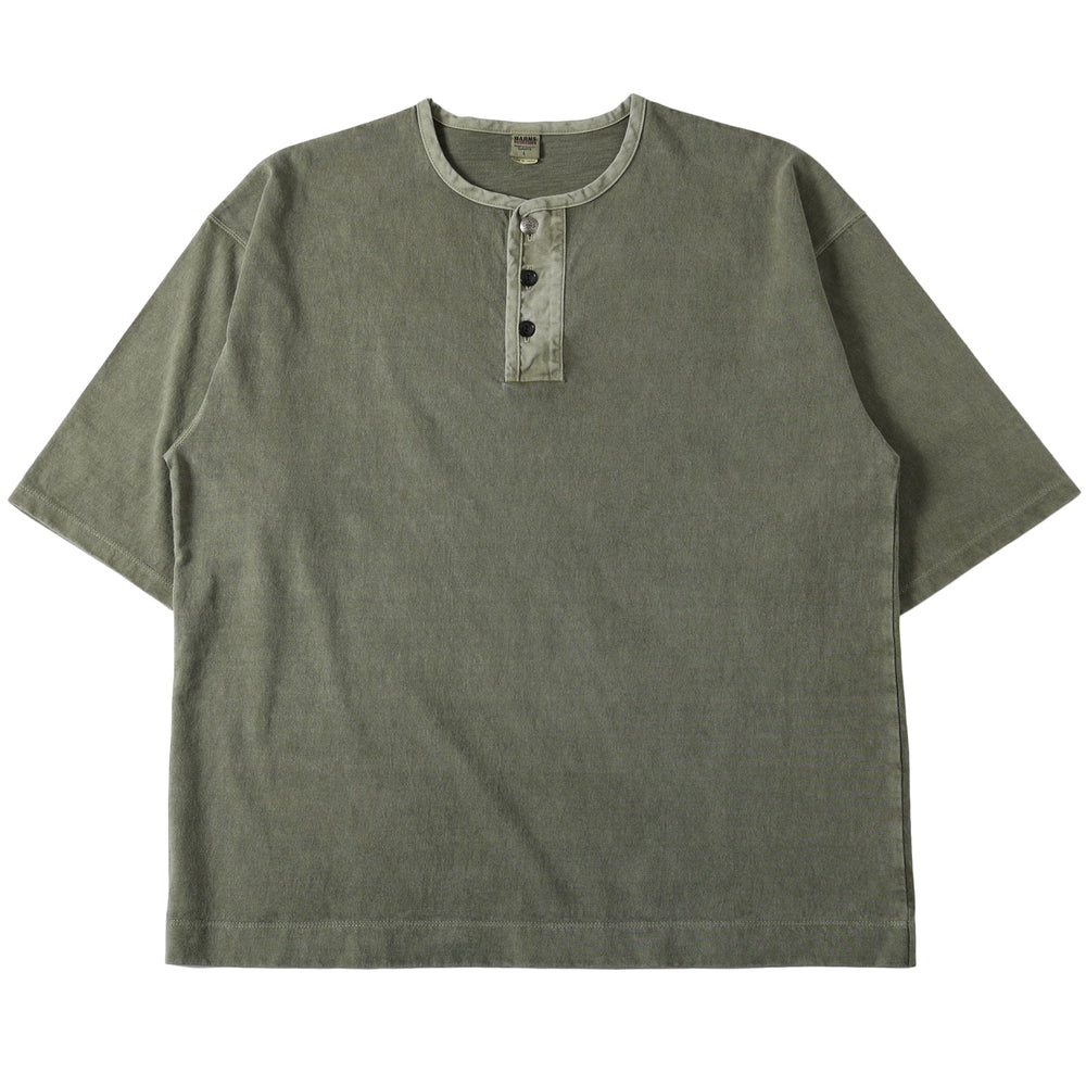 
                  
                    Load image into gallery viewer 【BIG COZUN】14/- COZUN Native Concho Work Henley Neck T-Shirt【Button Works】BR-25207
                  
                