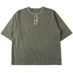 
                  
                    Load image into gallery viewer 【BIG COZUN】14/- COZUN Native Concho Work Henley Neck T-Shirt【Button Works】BR-25207
                  
                
