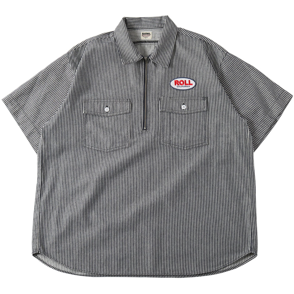 
                  
                    Load image into gallery viewer Worker Half Zip S/S Shirt【ROLL】BR-25210
                  
                