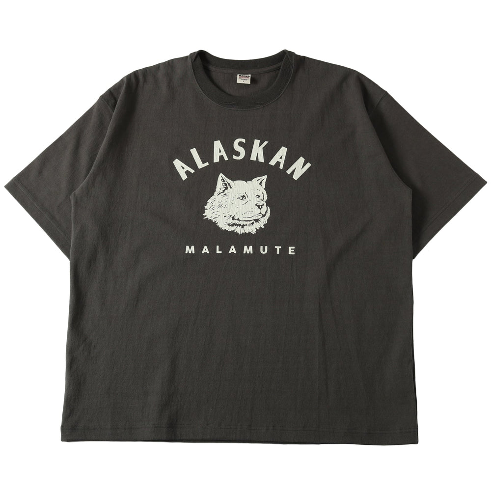 
                  
                    Load image into gallery viewer 10/- Heavyweight Crossover Neck S/S Print T-shirt【ALASKAN MALAMUTE】BR-25218
                  
                