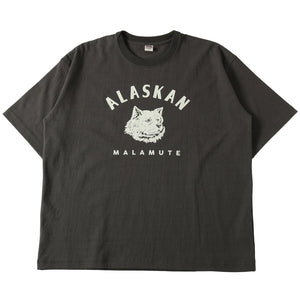 
                  
                    Load image into gallery viewer 10/- Heavyweight Crossover Neck S/S Print T-shirt【ALASKAN MALAMUTE】BR-25218
                  
                