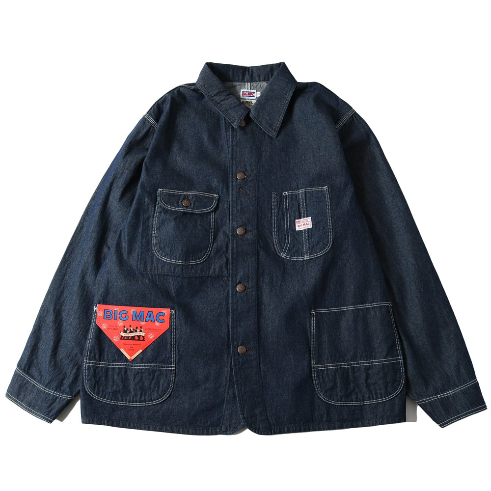 
                  
                    Load image into gallery viewer BARNS OUTFITTERS × BIGMAC Denim Coverall【Collaboration】BR-24421
                  
                