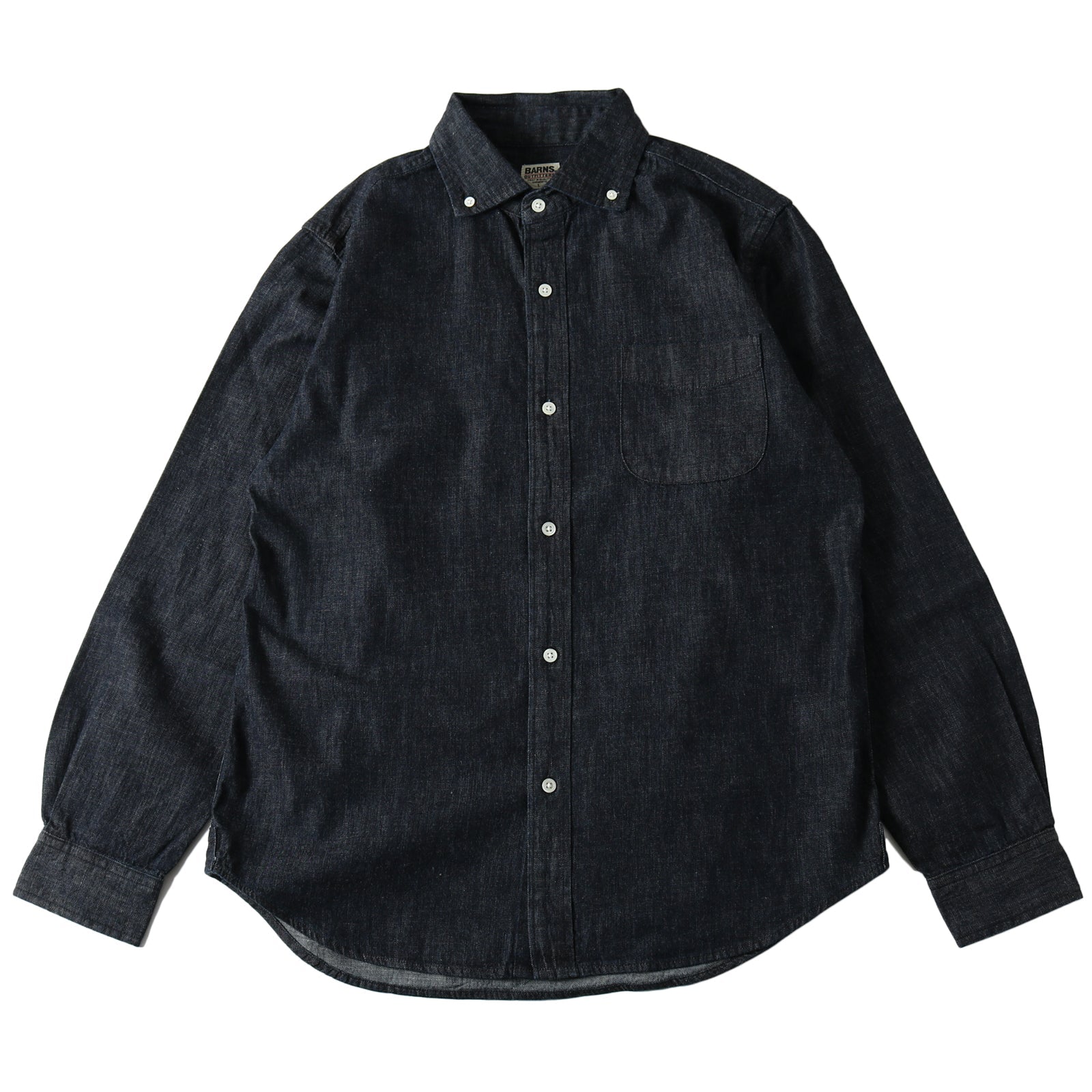 Wide Spread Collar B.D. 8oz Denim Shirt BR-24422 – BARNS