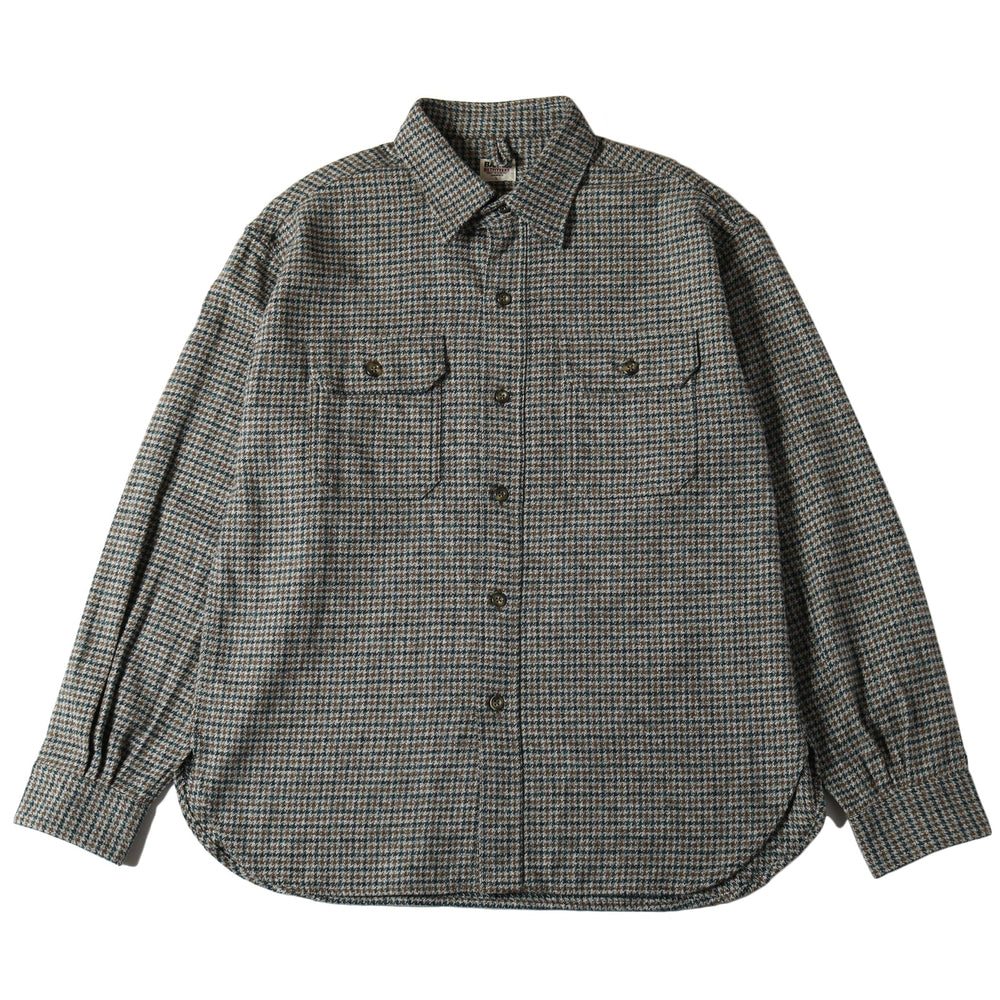 
                  
                    Load image into gallery viewer 40s Worker Tweed Flannel Shirt BR-24449
                  
                