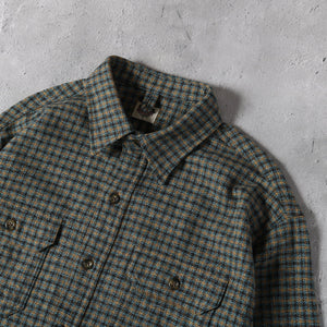 
                  
                    Load image into gallery viewer 40s Worker Tweed Flannel Shirt BR-24449
                  
                