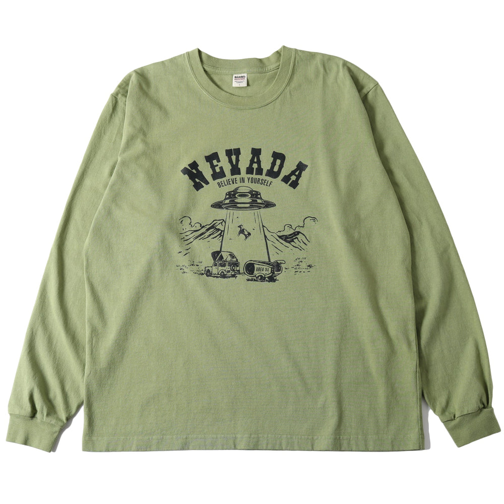 
                  
                    Load image into gallery viewer 【Official website pre-sale】16/- All Time Print L/S T-shirt【NEVADA】BR-24494
                  
                