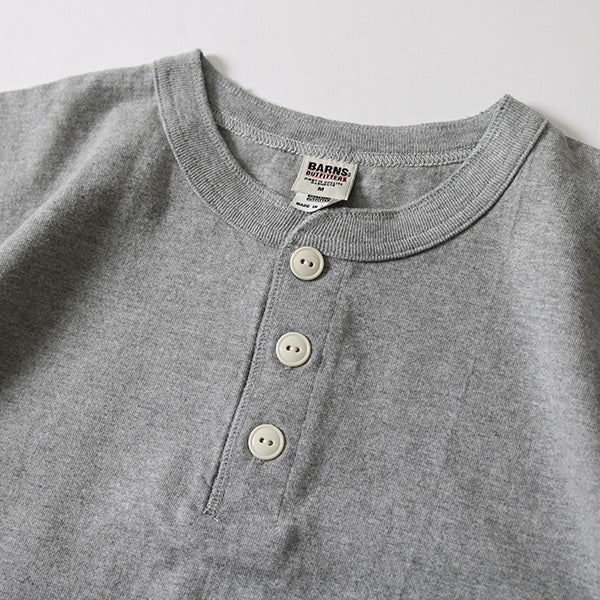 【XXL size now available!】“STANDARD” COZUN Henry Neck T-Shirt BR-8146