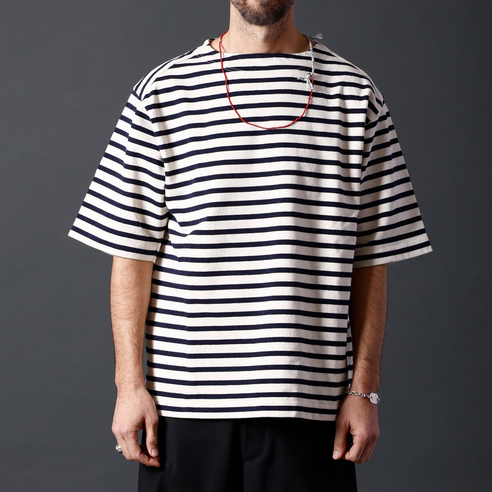 Firmer Border S/S T-shirt【BARNS HIGHEST】BH242004