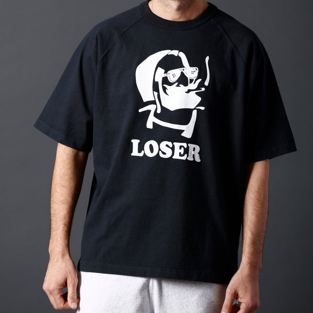 
                  
                    Load image into gallery viewer 90&amp;#39;s Heavyweight  S/S Print T-shirt【Loser】BR-24225
                  
                