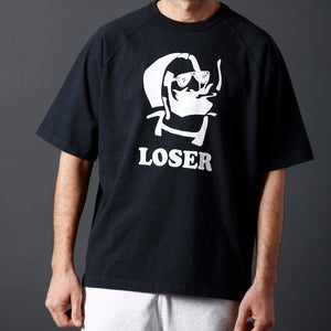 
                  
                    Load image into gallery viewer 90&amp;#39;s Heavyweight  S/S Print T-shirt【Loser】BR-24225
                  
                