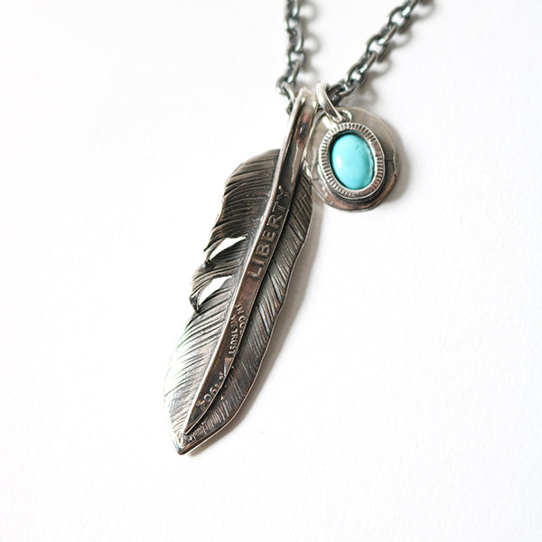 North Works N-410 Necklace 925 Silver Liberty Feather | Cultizm