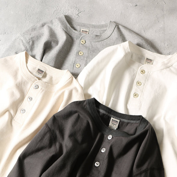 Limited Item】“STANDARD” 14/- COZUN Henry Neck Long T-shirt
