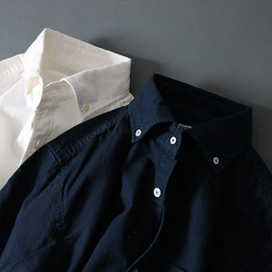 
                  
                    Load image into gallery viewer &amp;quot;STANDARD&amp;quot; Wide Spread B.D. Oxford Shirt BR-4965N
                  
                