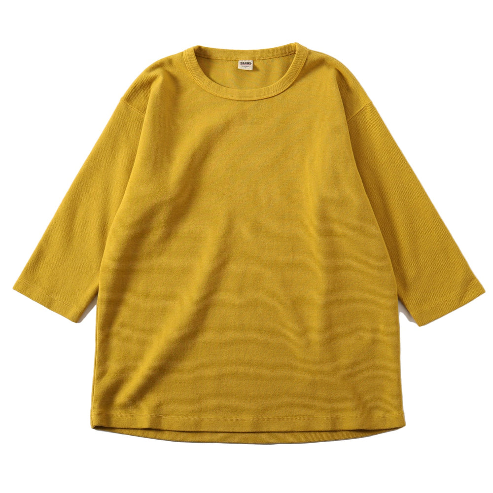 
                  
                    Load image into gallery viewer 【Season Color】 Stretch spun milled fabric 3/4 sleeves T-shirt BR-8315
                  
                