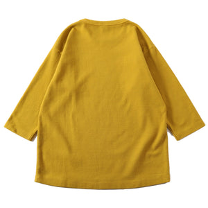 
                  
                    Load image into gallery viewer 【Season Color】 Stretch spun milled fabric 3/4 sleeves T-shirt BR-8315
                  
                