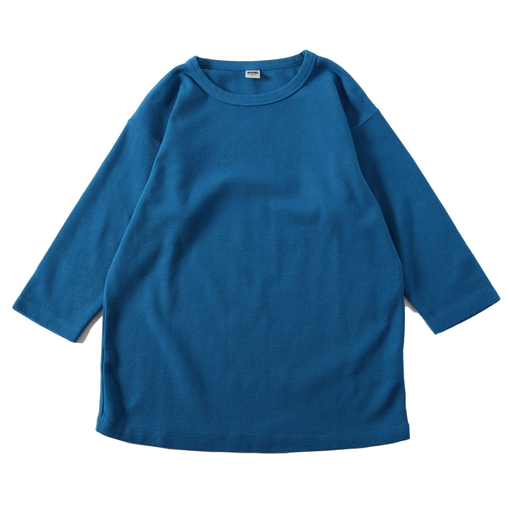 
                  
                    Load image into gallery viewer 【Season Color】 Stretch spun milled fabric 3/4 sleeves T-shirt BR-8315
                  
                