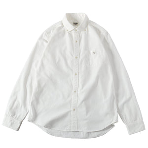 
                  
                    Load image into gallery viewer 【Official website only】&amp;quot;STANDARD&amp;quot; Wide Spread B.D. Oxford Shirt BR-4965NBW【Button Works】
                  
                