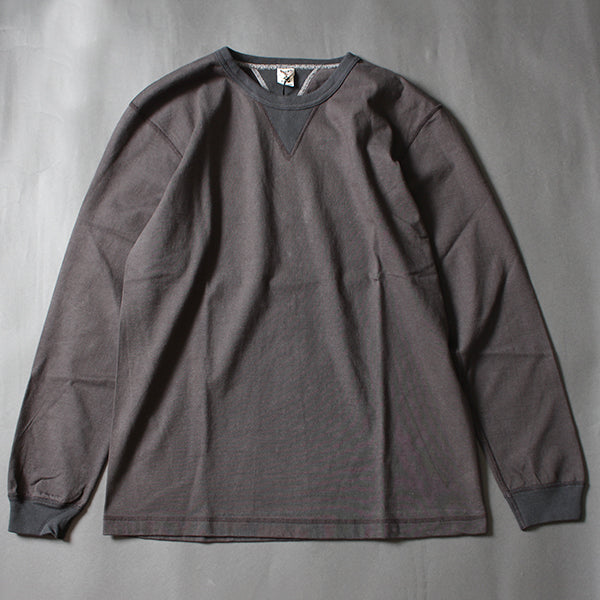 
                  
                    Load image into gallery viewer 【XXL size added】“STANDARD” COZUN HEAVY WEIGHT DOUBLE V-GAZETTE LONG T-SHIRT
                  
                